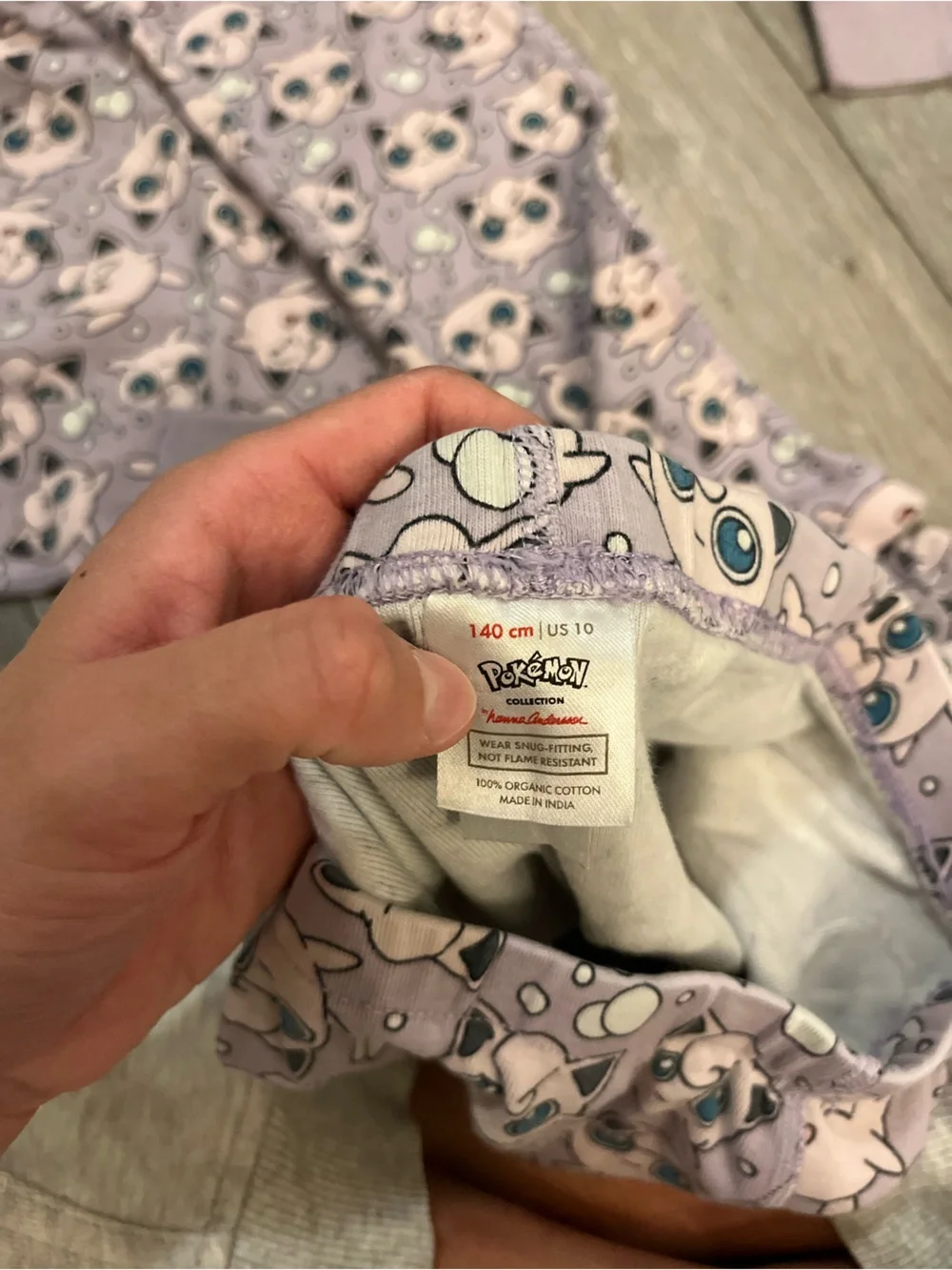 Hanna Andersson Pokémon Jigglypuff long-sleeve pajama top and shorts set 10